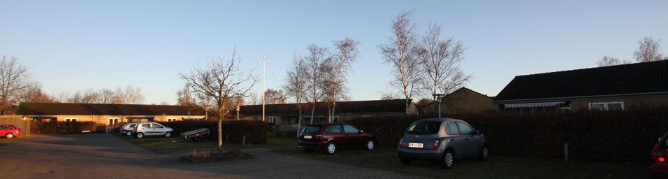 Egeparken parkeringspladsen